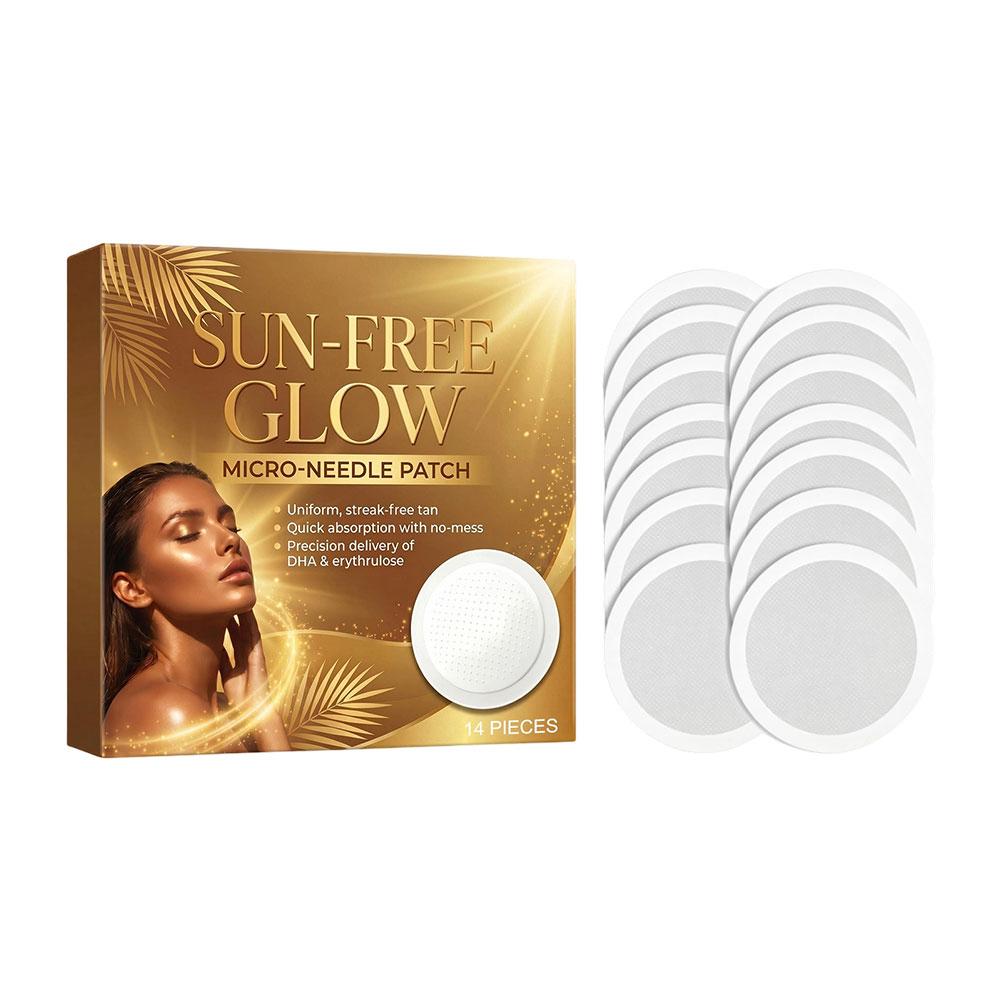 Skincare Glow Glowing - 14 Parches Autobronceadores con Microagujas DHA