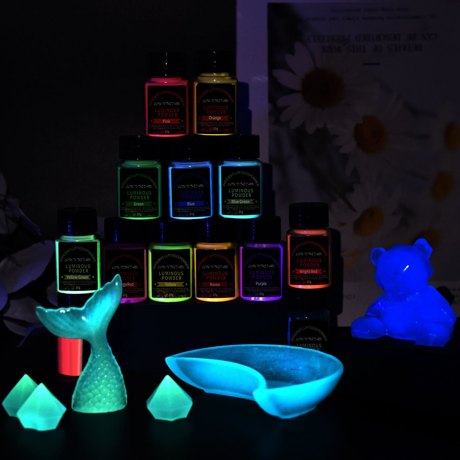 Pintura en polvo luminosa bril - Skincare Glow Glowing reseña y precio