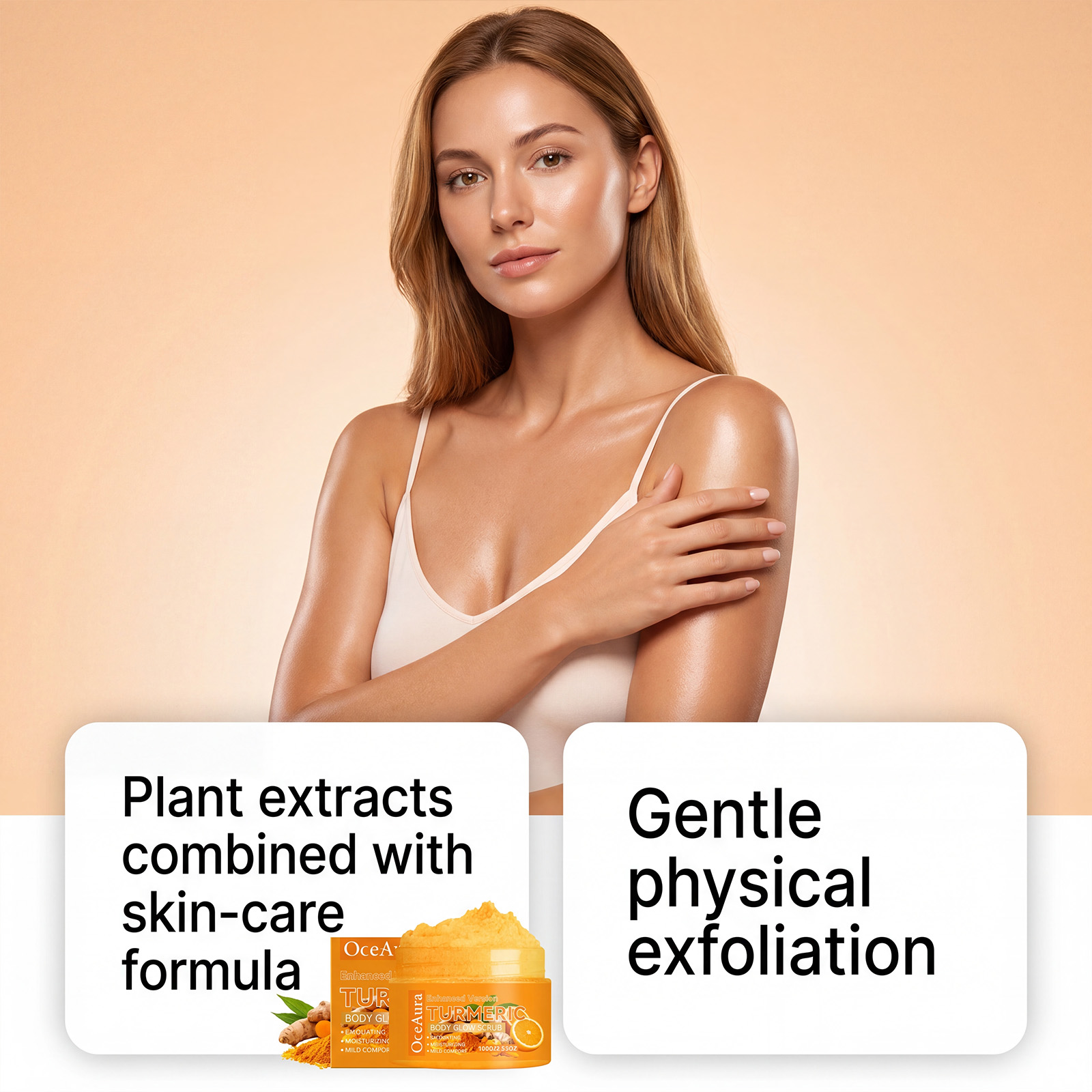 Exfoliante Corporal de Cúrcuma - Skincare Glow Glowing reseña y precio