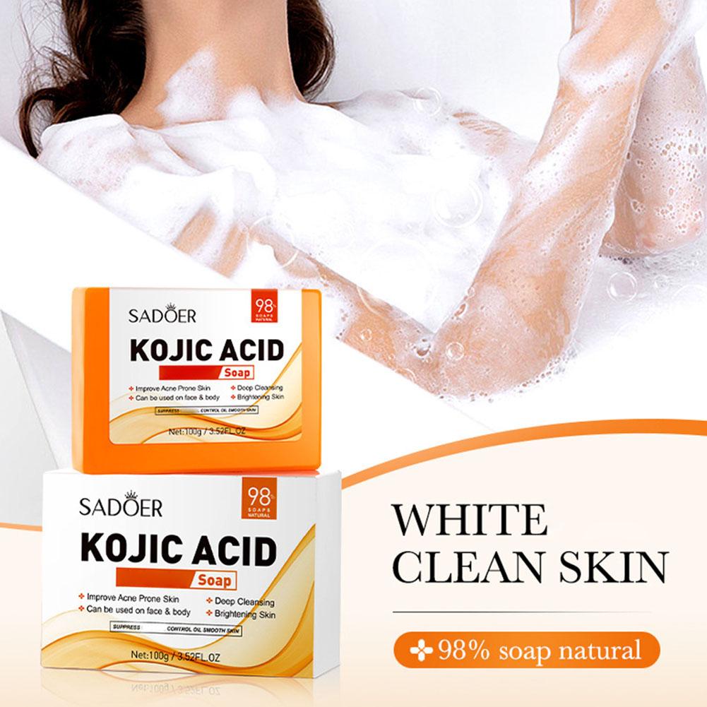 Jabón de ácido kójico para car - Kojic Acid Soap reseña y precio