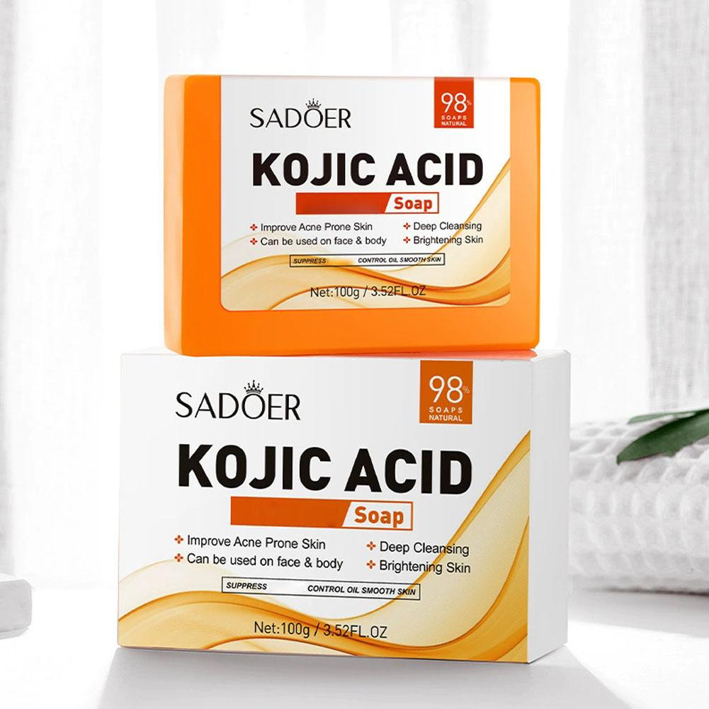 Jabón de ácido kójico para car - Kojic Acid Soap reseña y precio