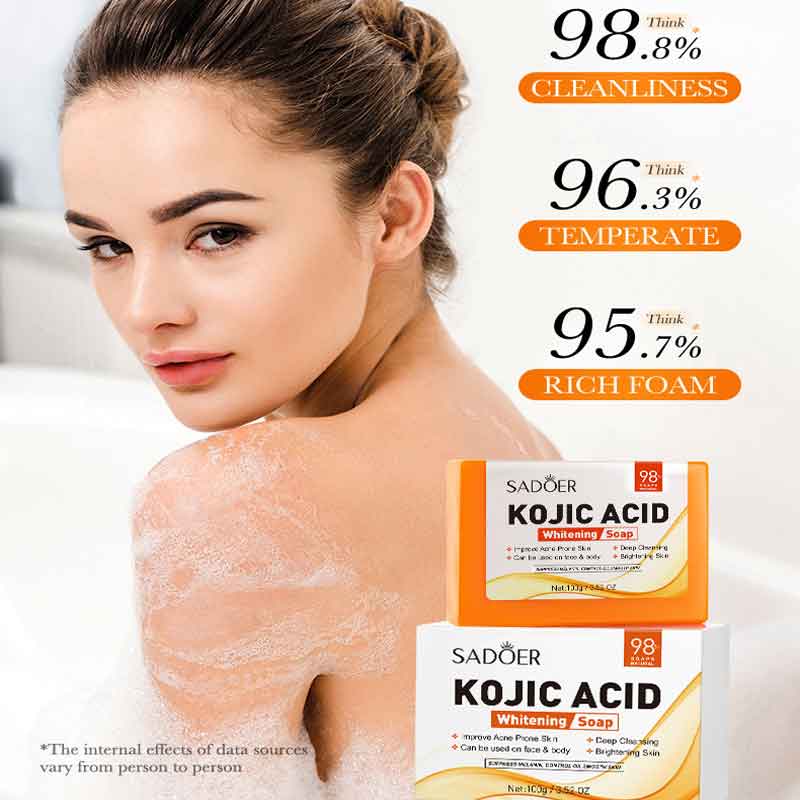 Jabón blanqueador hecho a mano - Kojic Acid Soap reseña y precio