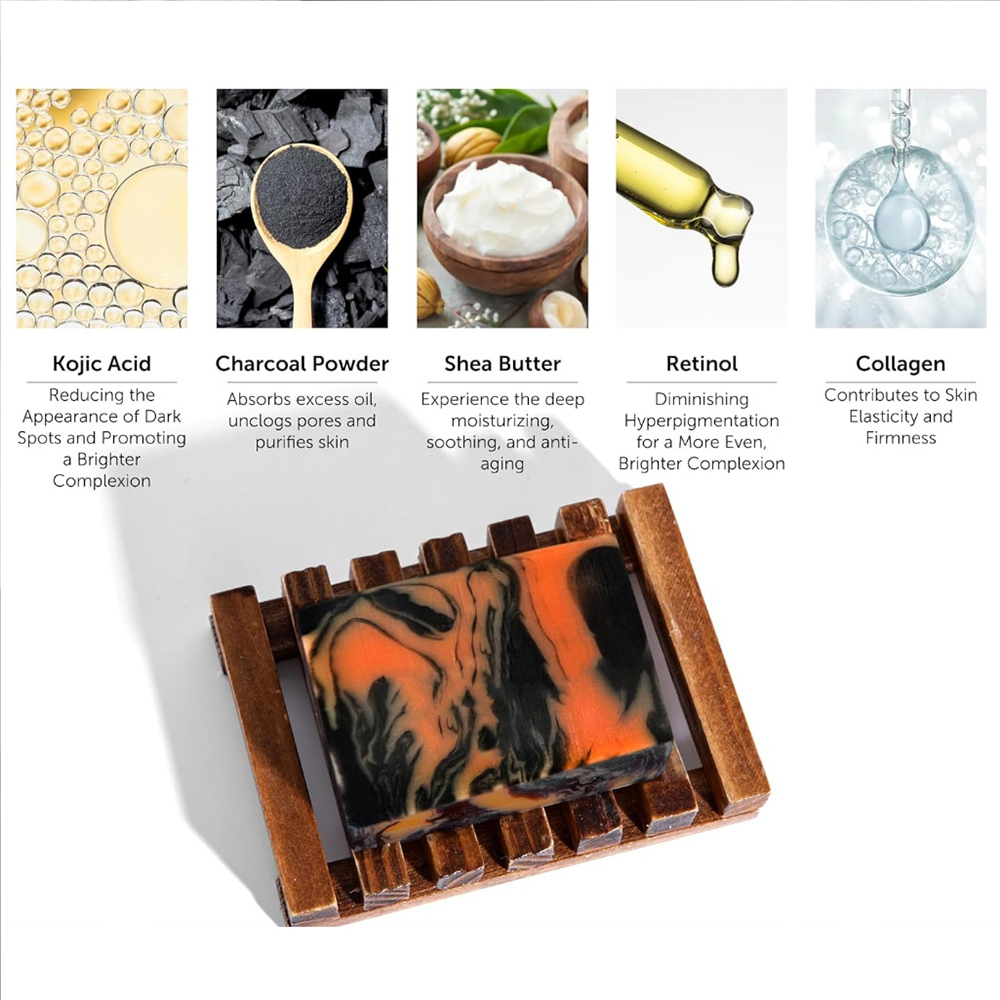 Jabón de carbón de bambú, carb - Kojic Acid Soap reseña y precio