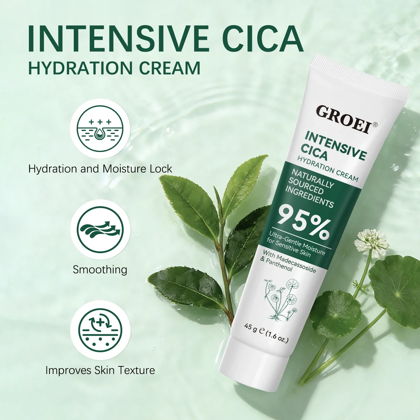 Crema Hidratante GROEI Snow Gr - Skincare Glow Glowing reseña y precio