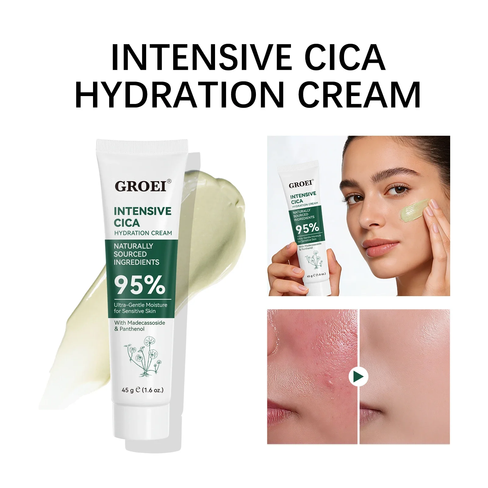 Crema Hidratante GROEI Snow Gr - Skincare Glow Glowing reseña y precio
