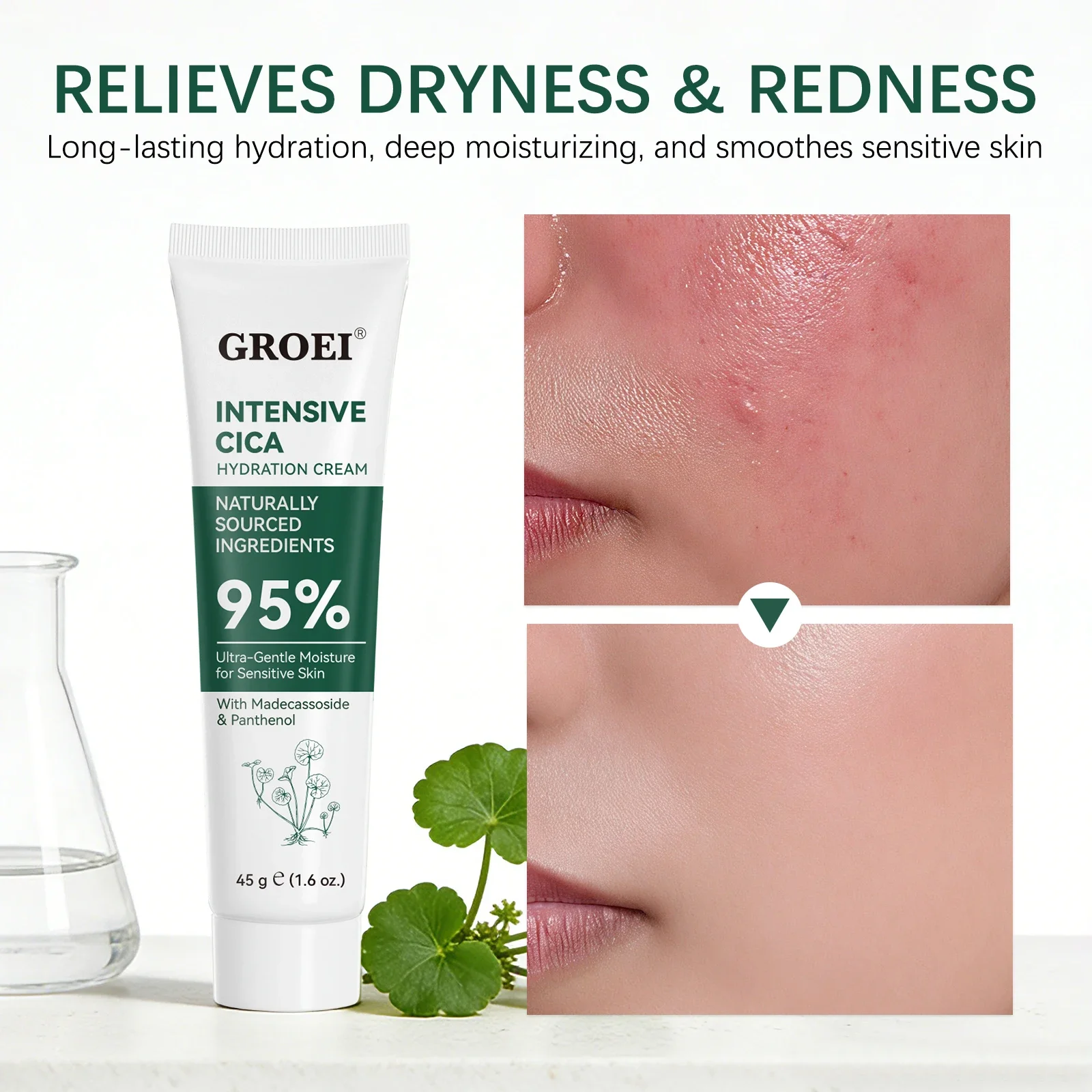 Crema Hidratante GROEI Snow Gr - Skincare Glow Glowing reseña y precio