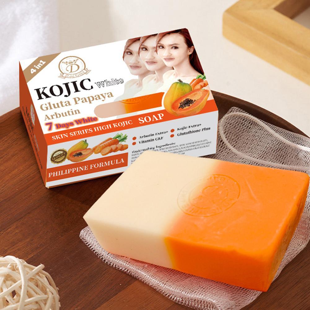 Jabón hecho a mano de papaya y - Kojic Acid Soap reseña y precio