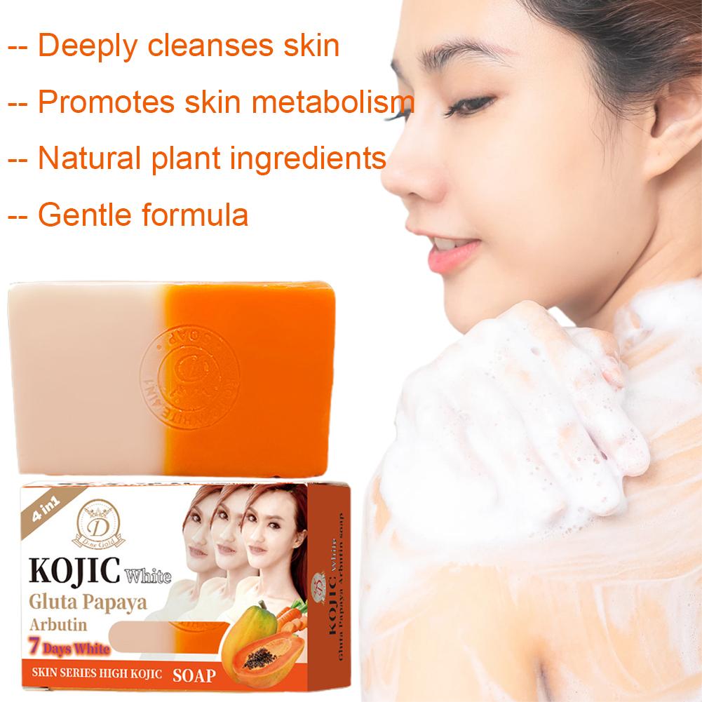 Jabón hecho a mano de papaya y - Kojic Acid Soap reseña y precio