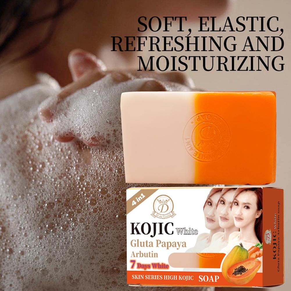 Jabón hecho a mano de papaya y - Kojic Acid Soap reseña y precio