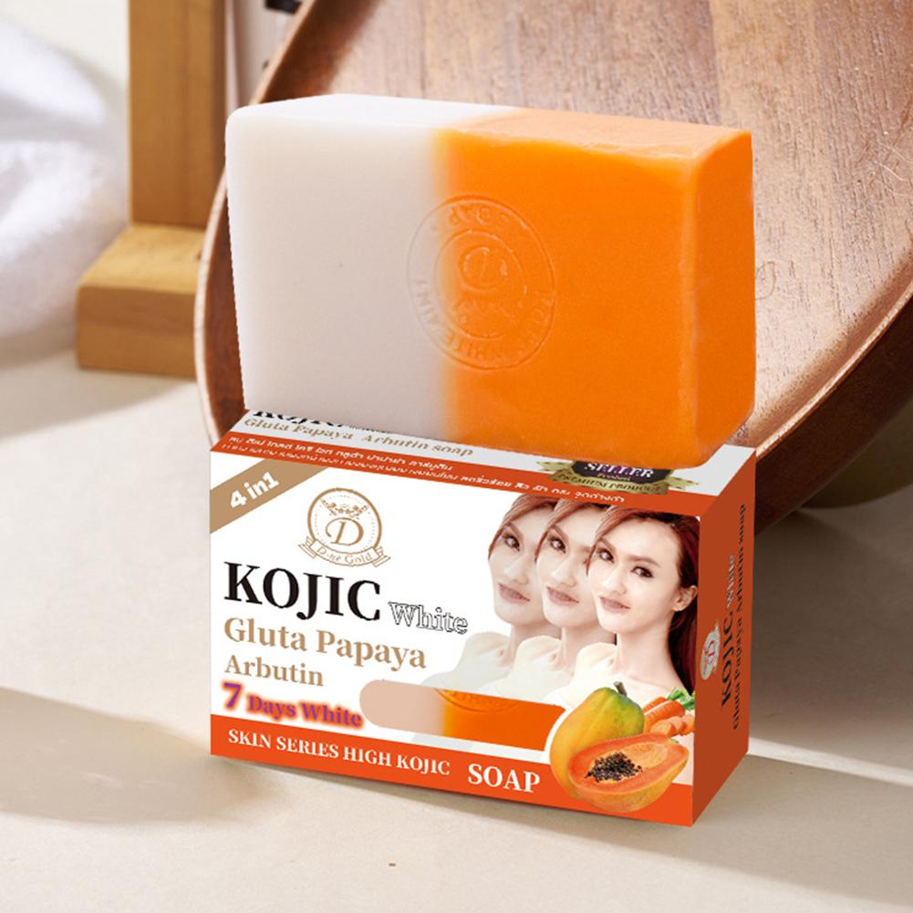 Jabón hecho a mano de papaya y - Kojic Acid Soap reseña y precio