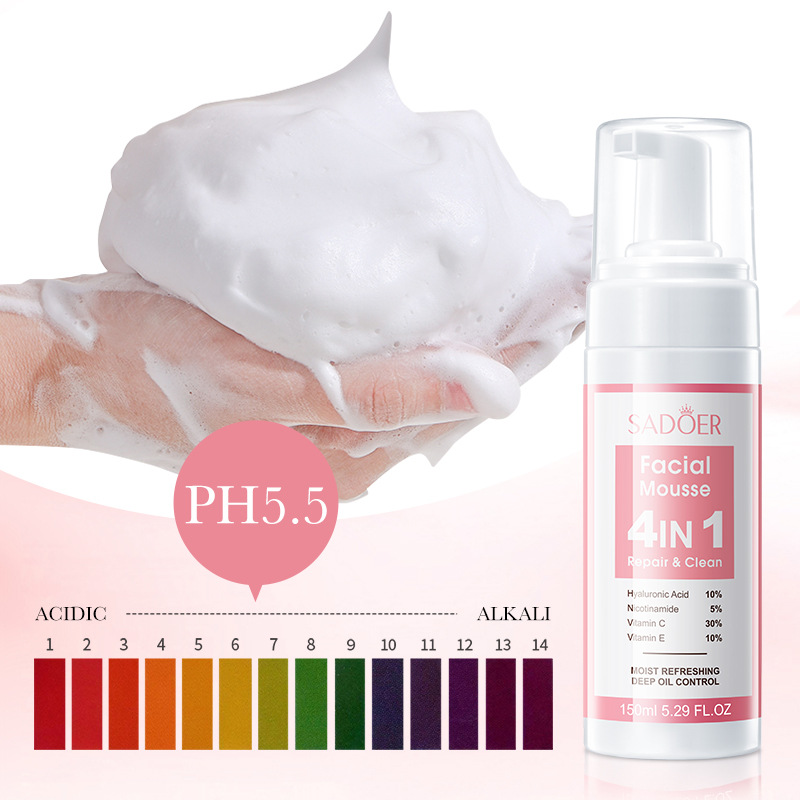 SADOER 4 en 1 Mousse Facial es - Salicylic Acid Cleanser reseña y precio
