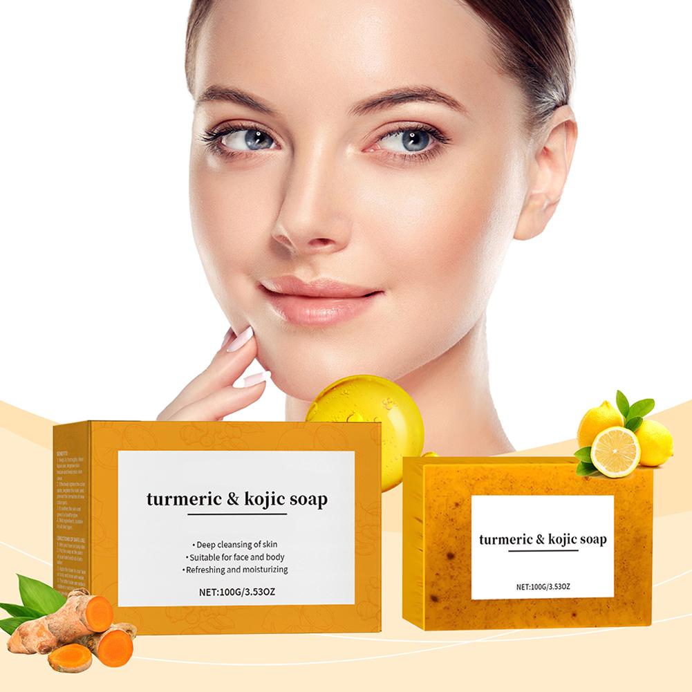 100g Jabón hecho a mano de cúr - Kojic Acid Soap reseña y precio
