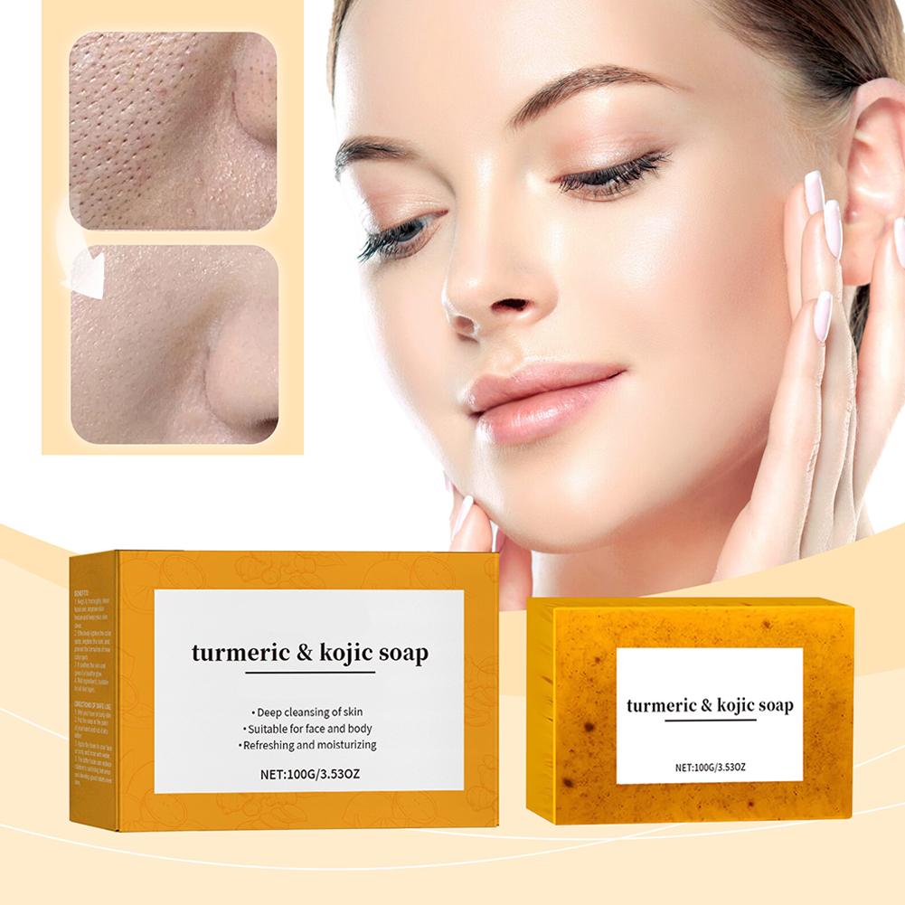 100g Jabón hecho a mano de cúr - Kojic Acid Soap reseña y precio