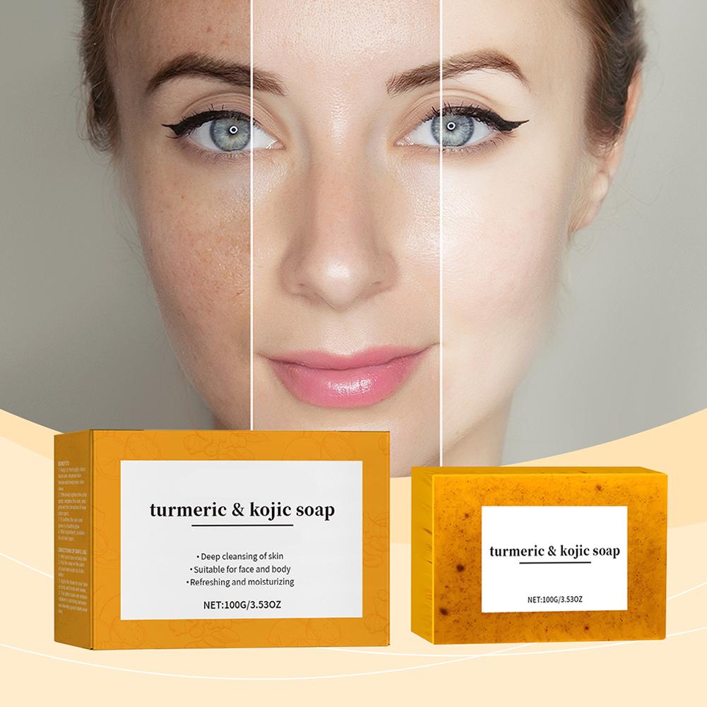 100g Jabón hecho a mano de cúr - Kojic Acid Soap reseña y precio